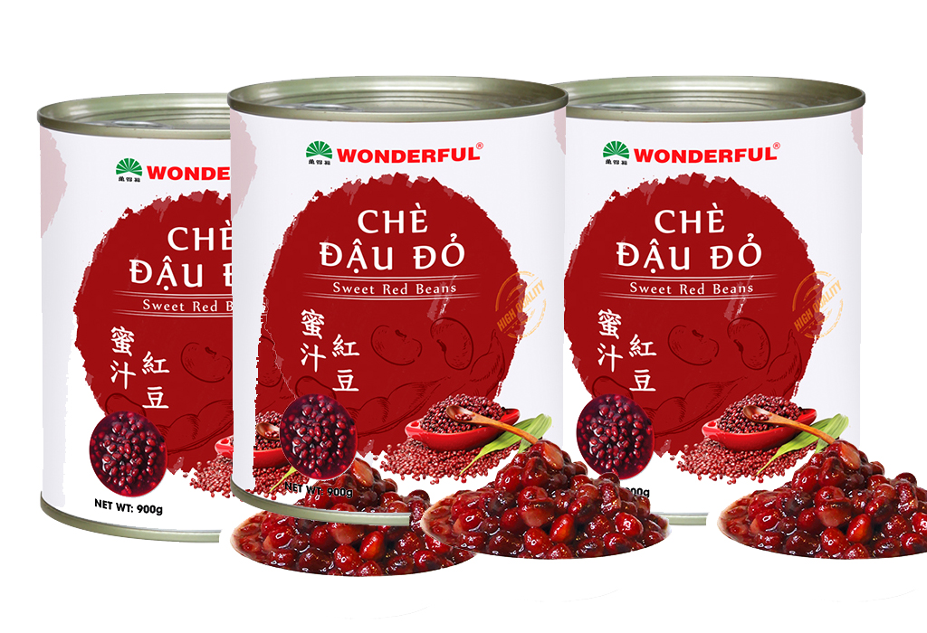 Đậu Đỏ Lon Wonderful, Nguyên Liệu Pha Chế, Topping - Chick Garden