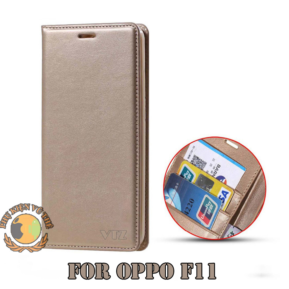 Bao da kèm ví 2 in 1 oppo f11 / f11 pro 2019 hanman cao cấp hàn quốc