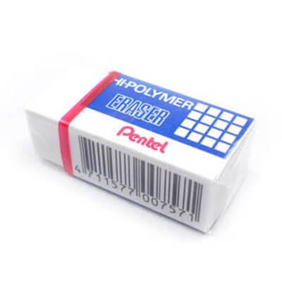Gôm Pentel nhỏ Hi-Polymer Eraser ZEH-03 ( gôm tẩy chì )