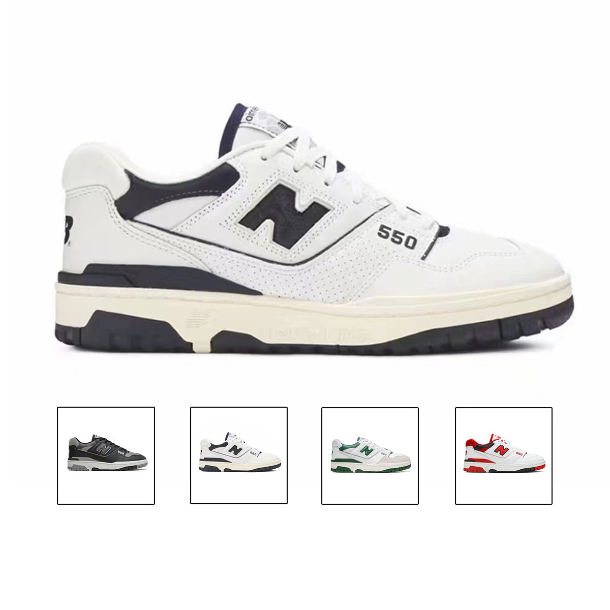 Giày sneaker, giày thể thao, giày thời trang cao cấp new balance 550 có 4 màu