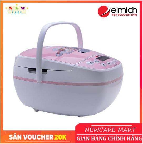 Nồi cơm điện tử elmich cao cấp rce-0896 - bảo hành 2 năm