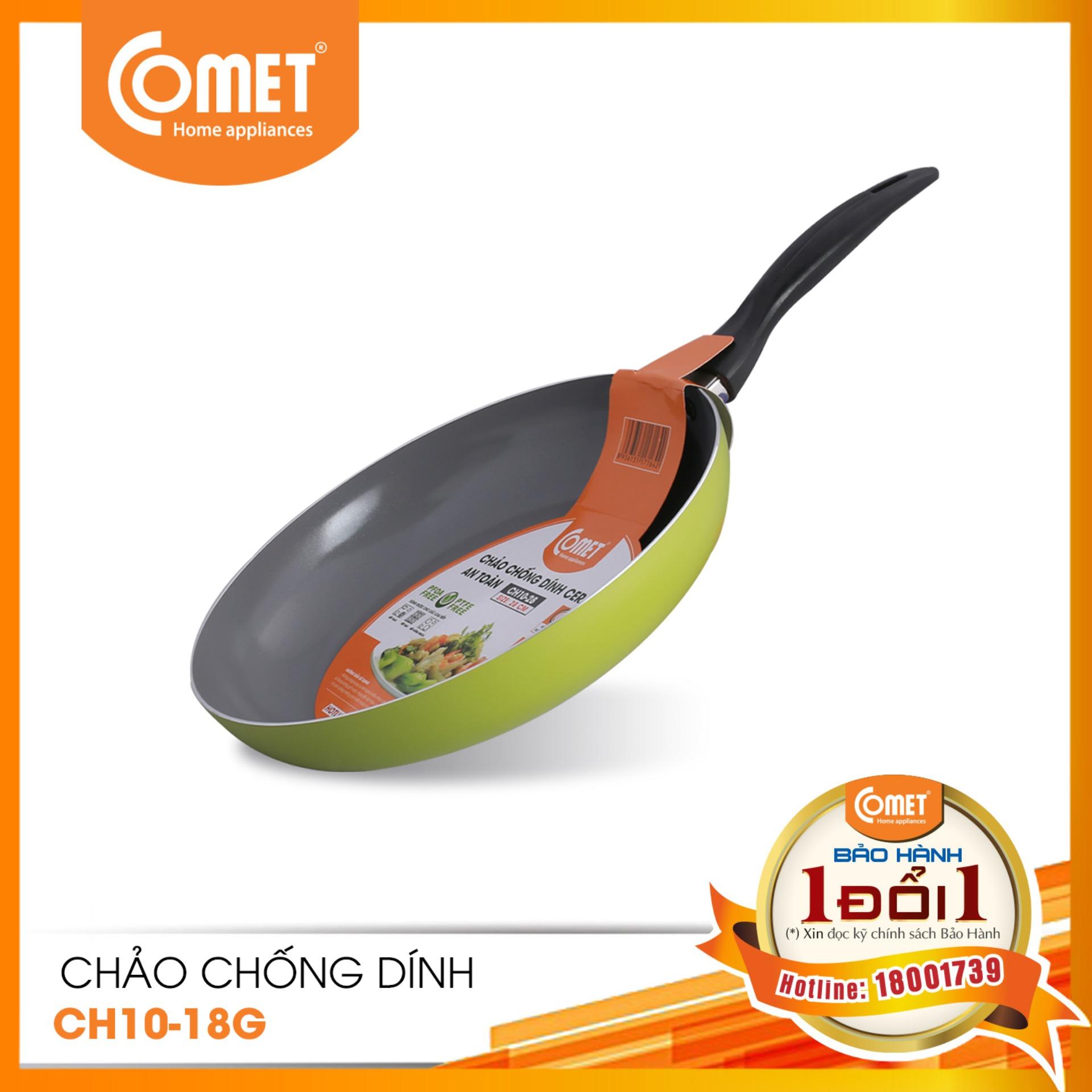 Chảo chống dính ceramic comet - ch10-18 size 18cm