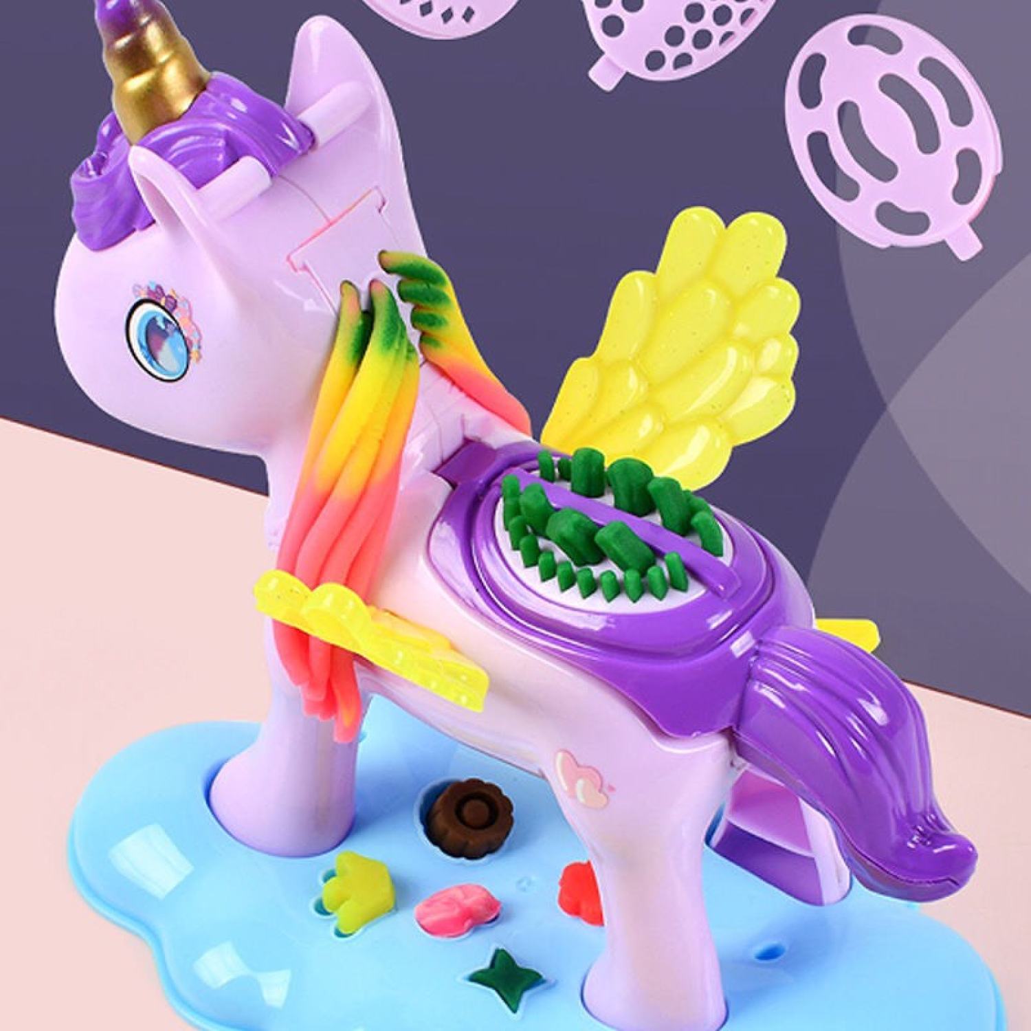 Set đất nặn ngựa pony- đất sét trẻ em mh: b0315