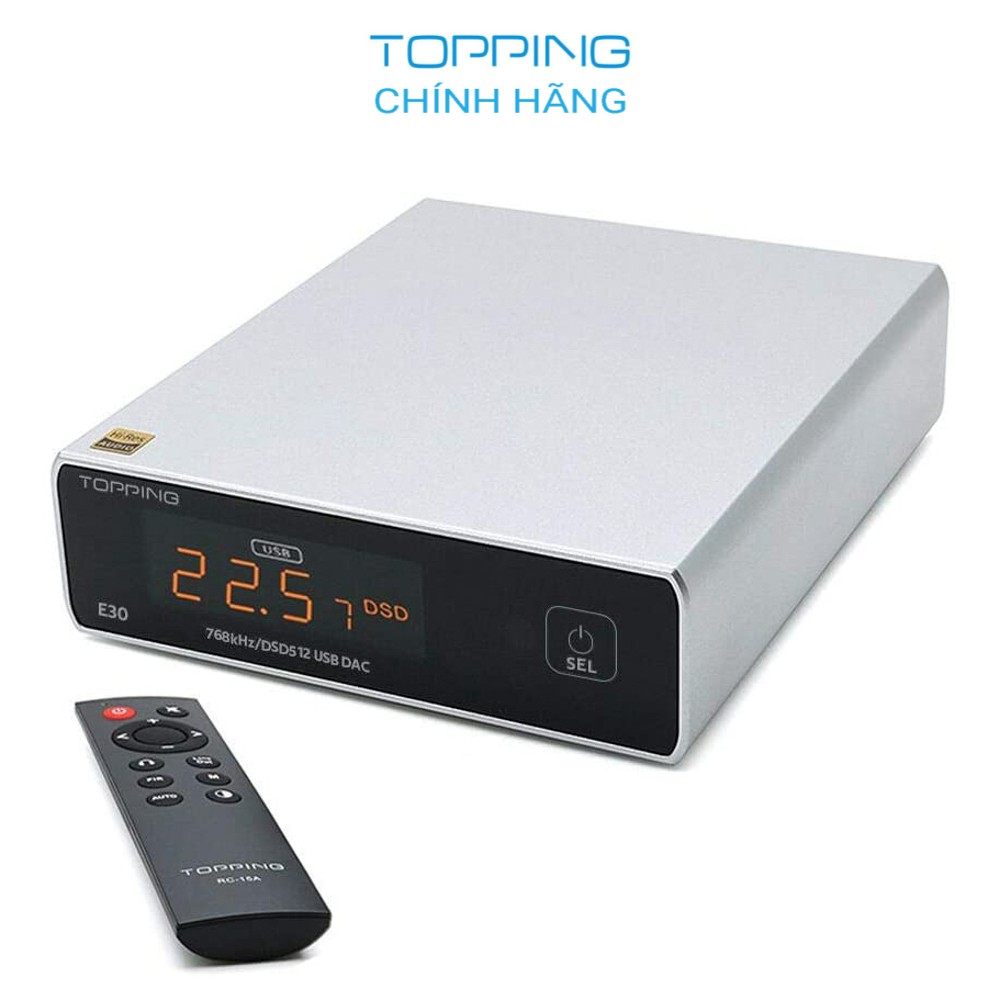 Thiết bị giải mã tín hiệu âm thanh DAC Topping E30