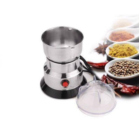 Máy xay bột khô mini cầm tay nhà bếp - Máy xay bột ngũ cốc, bột gạo inox 304 không gỉ cao cấp