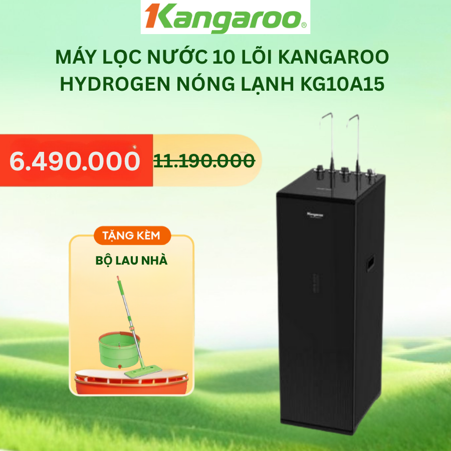 [LẮP ĐẶT MIỄN PHÍ] Máy lọc nước Kangaroo Hydrogen Infinity nóng lạnh KG10A15