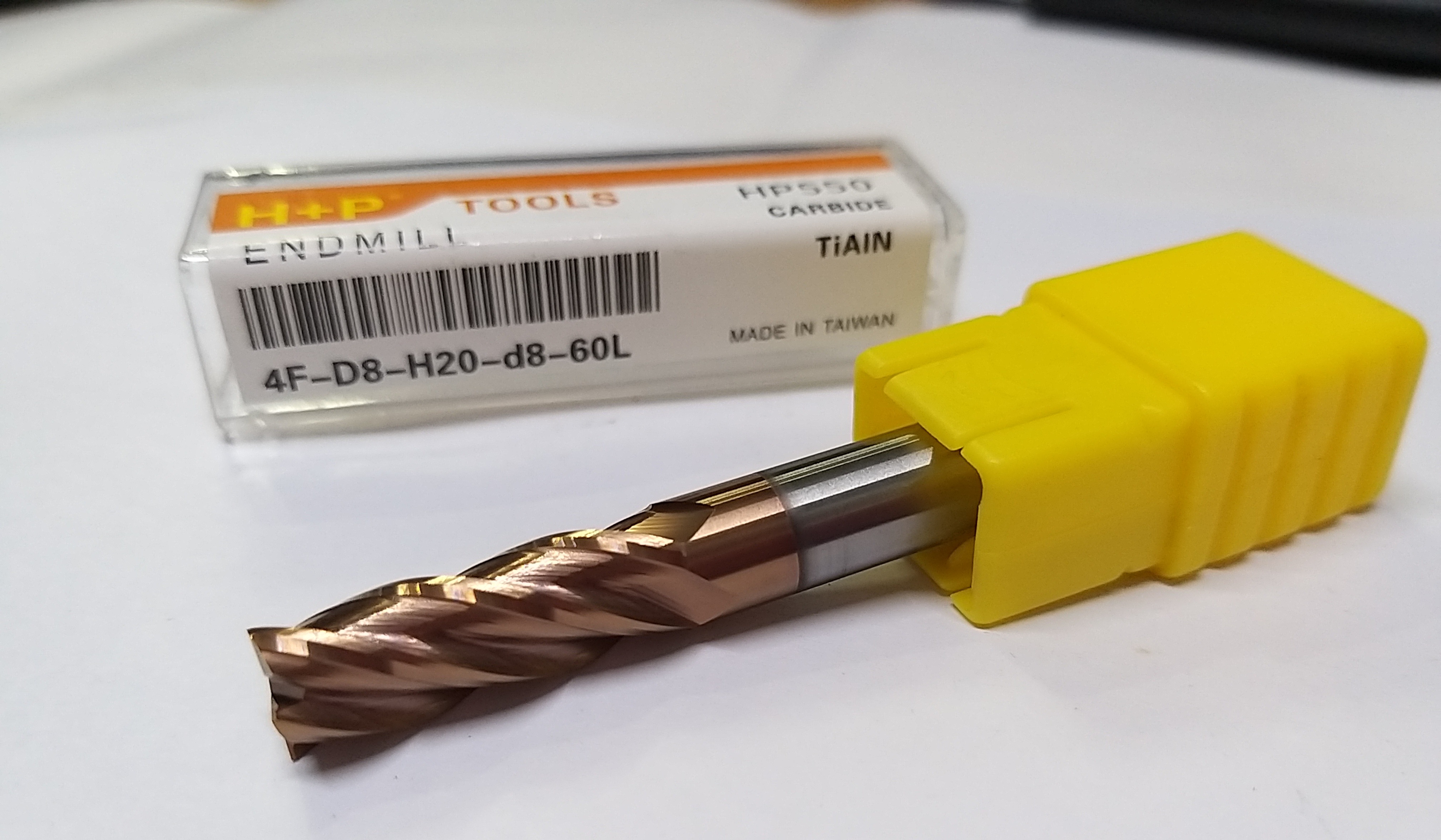 Mũi phay hợp kim cnc vàng trụ 4me cao cấp h+p