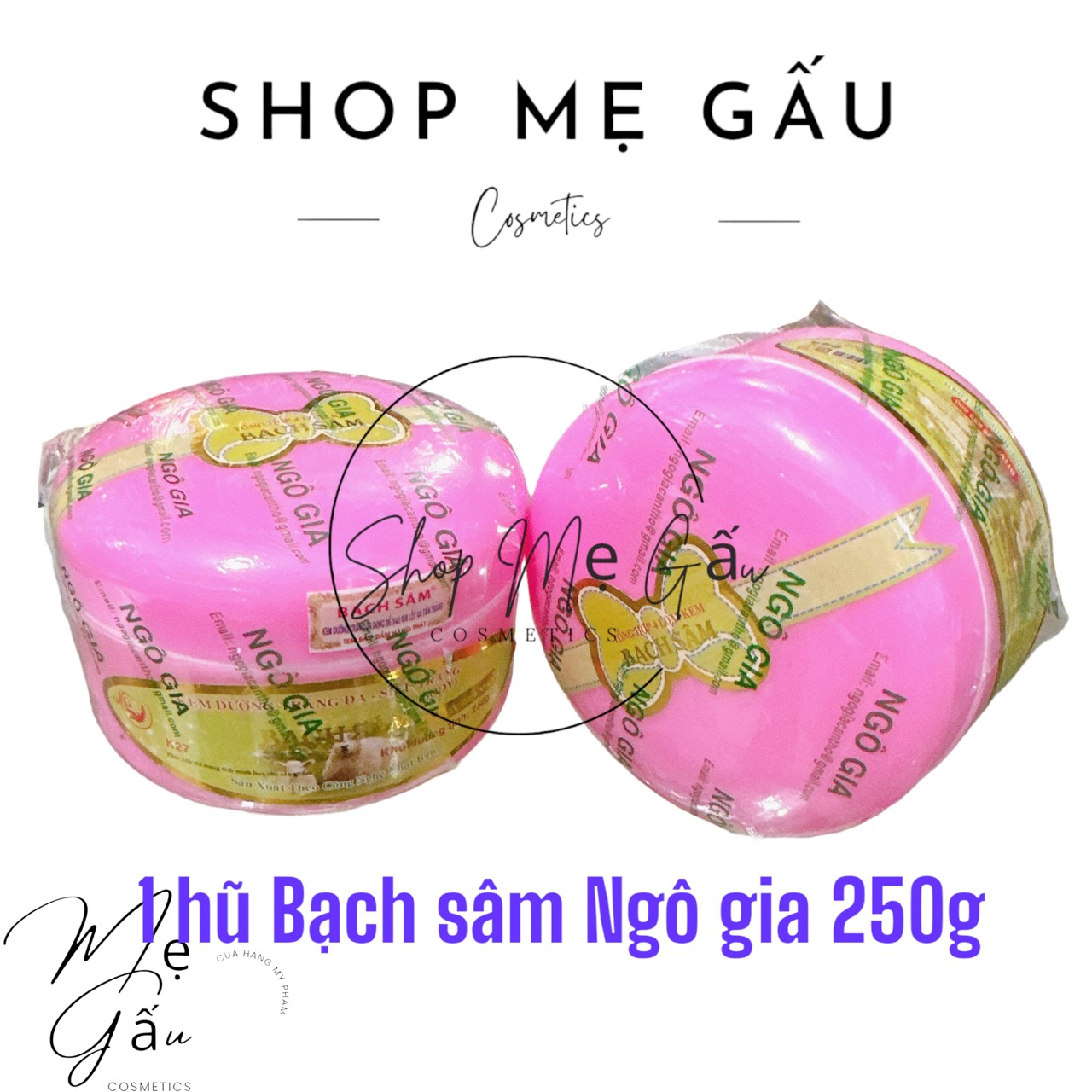 Kem dưỡng trắng da toàn thân Bạch Sâm