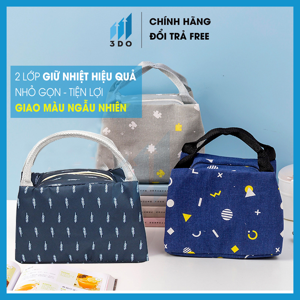 Túi giữ nhiệt đựng cơm văn phòng đa năng, Túi đựng cơm dày dặn kéo khoá chống thấm cao cấp , túi giữ nhiệt, túi đựng hộp cơm, túi đựng hộp cơm giữ nhiệt