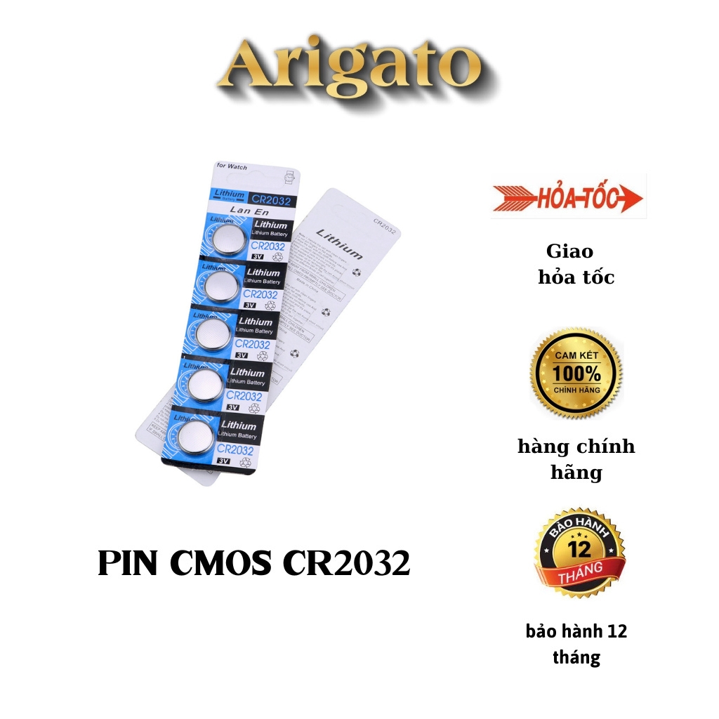 Pin cmos lithium 3v cr2032 - dùng cho main máy tính, cân tiểu ly, cân sức khỏe