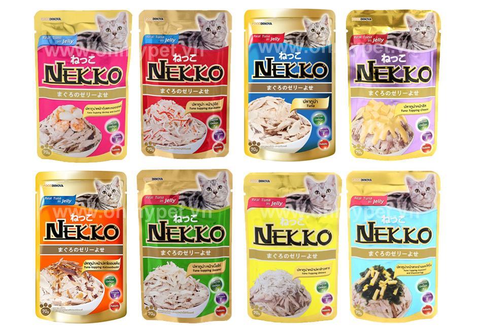 Pate Nekko gói nhập khẩu Thái Lan 70gr