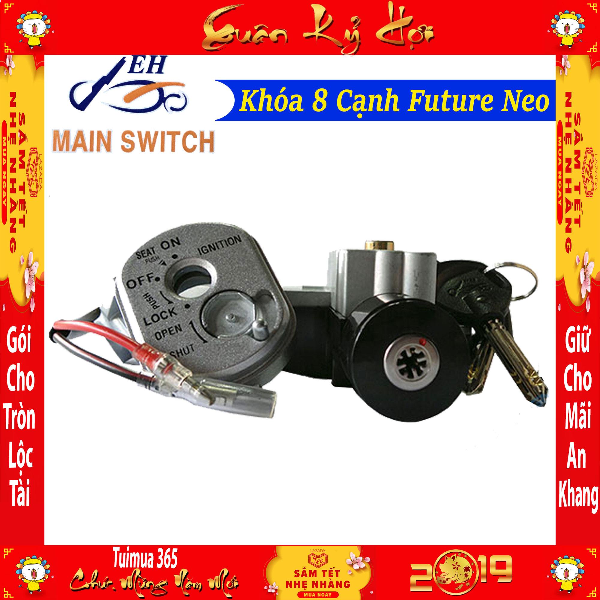Ổ khóa chống trộm 8 cạnh xe future neo