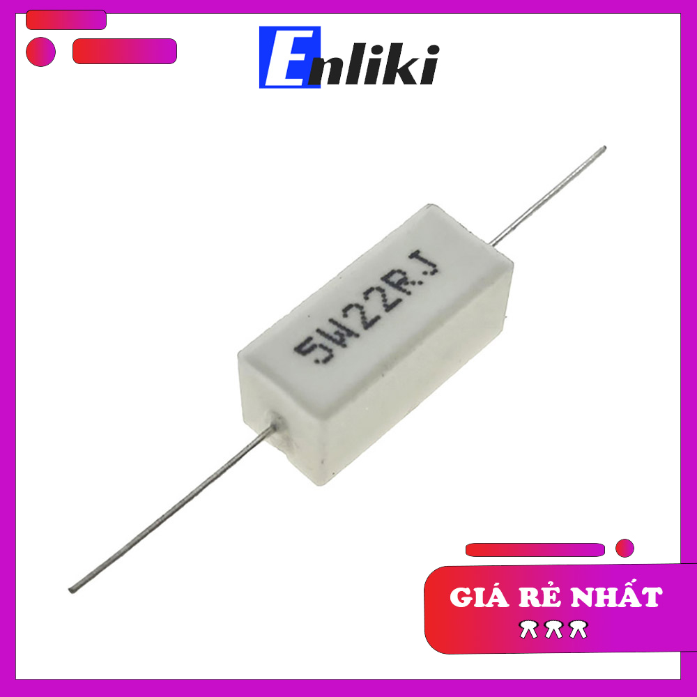 Điện trở sứ 22r 5w