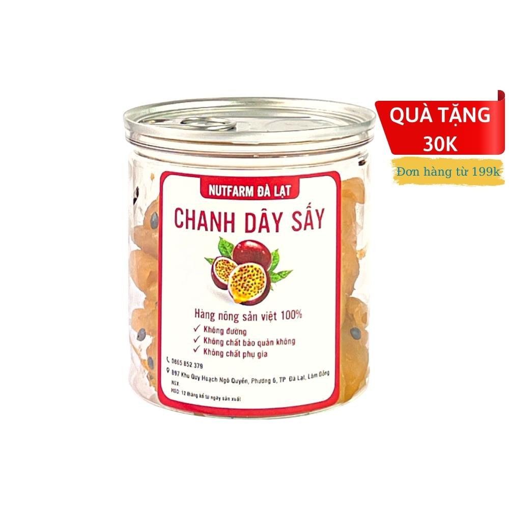 Mứt chanh dây sấy dẻo NutiFarm 300gr, chanh leo sấy chua ngọt đặc sản đà lạt