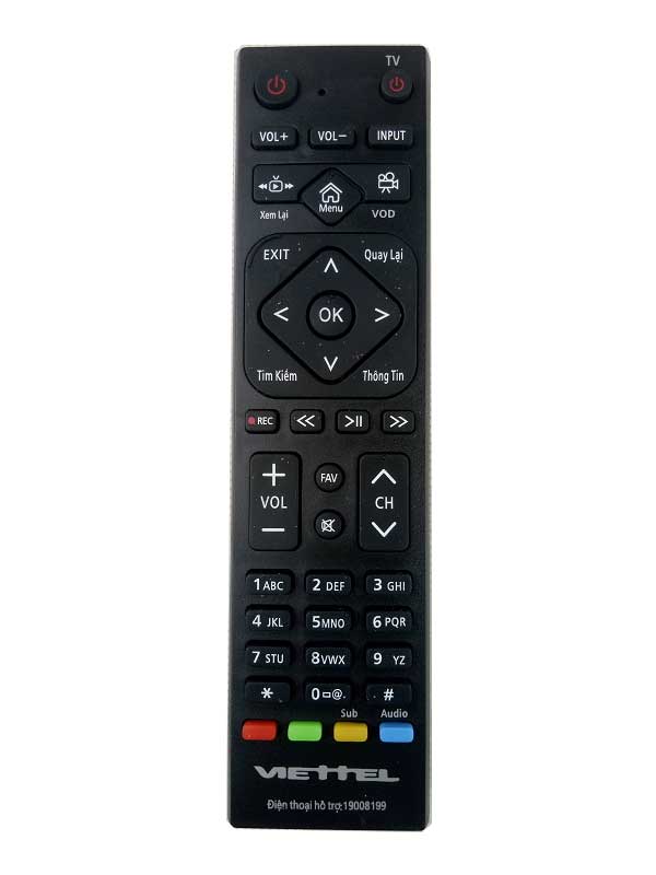 Điều Khiển Remote Tivi Viettel internet