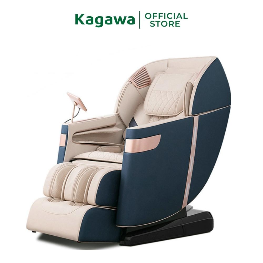 Ghế massage toàn thân Kagawa K11 Bảo Hành 6 năm, công nghệ nhiệt hồng ngoại, túi khí cao cấp