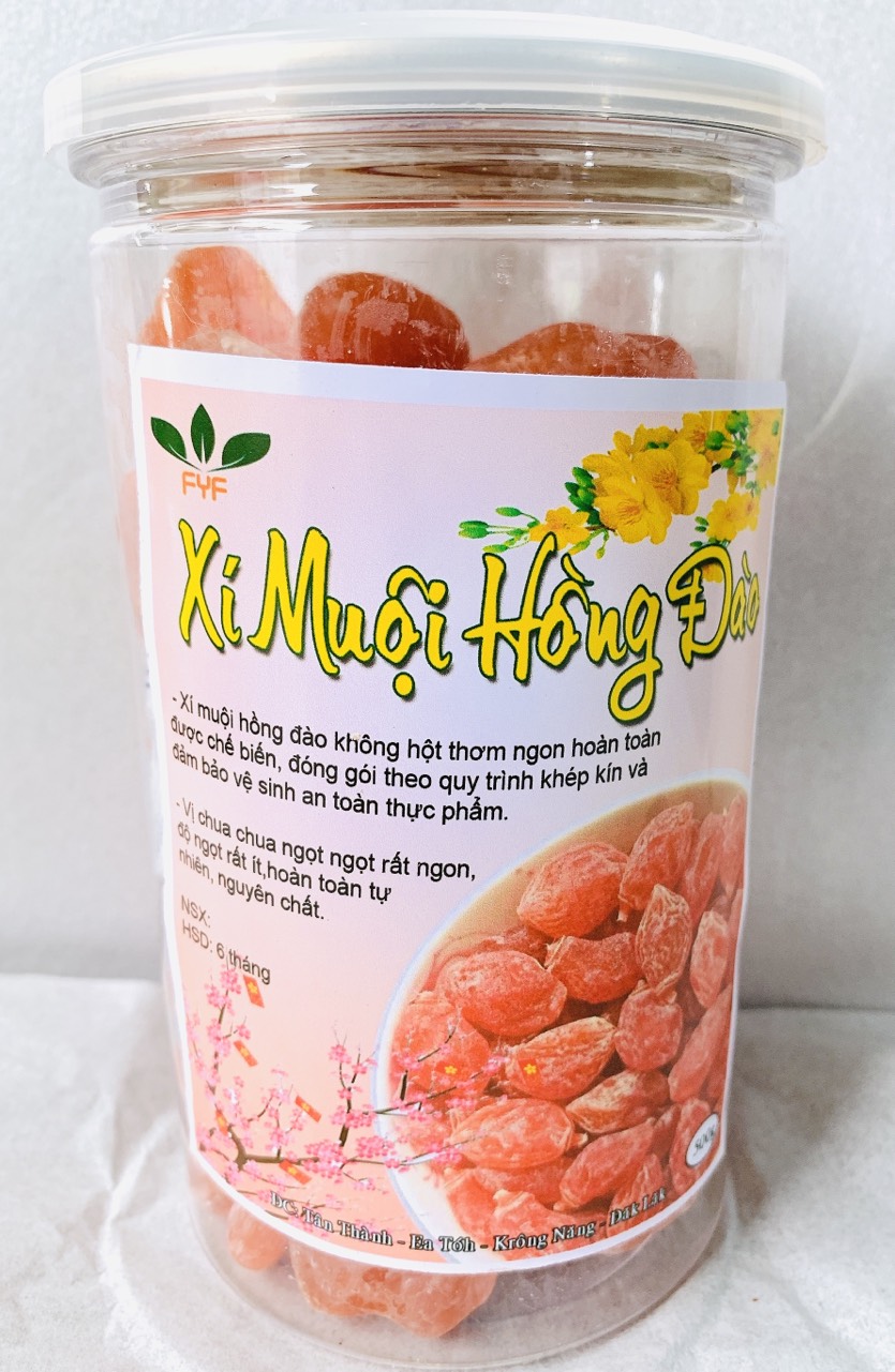 Xí muội đào hồng chua ngọt 500g