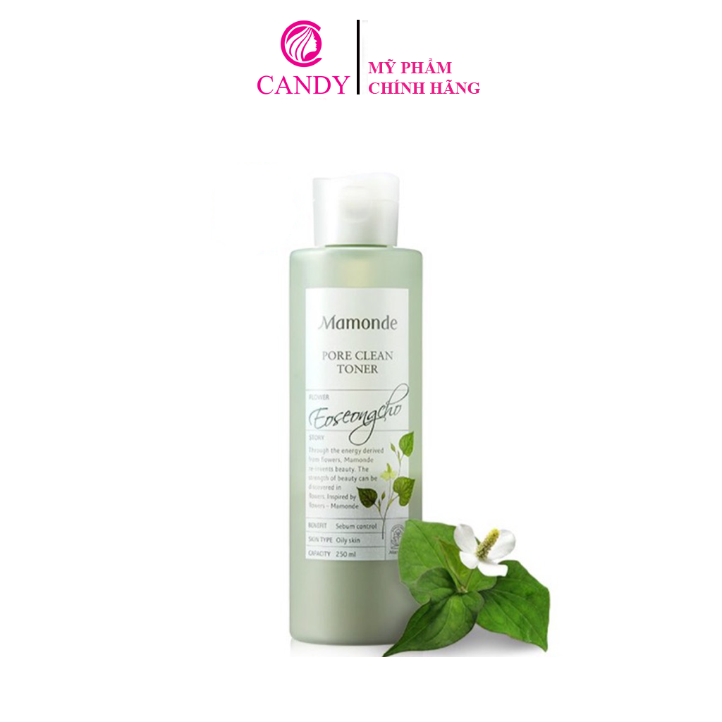 [Hoàn Tiền 8%]Nước hoa hồng diếp cá Mamonde Pore Clean Toner