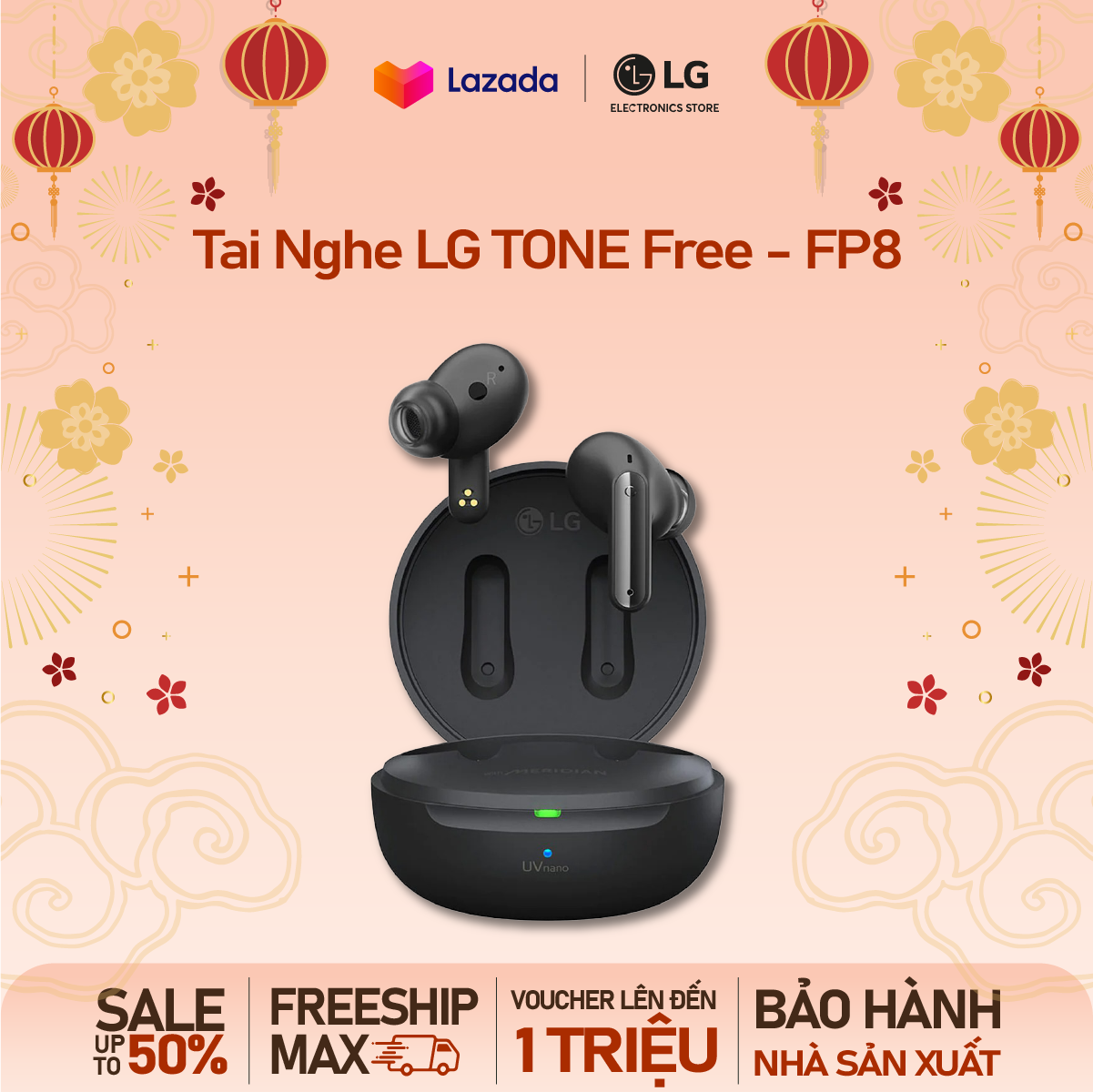 Tai nghe LG TONE Free FP8