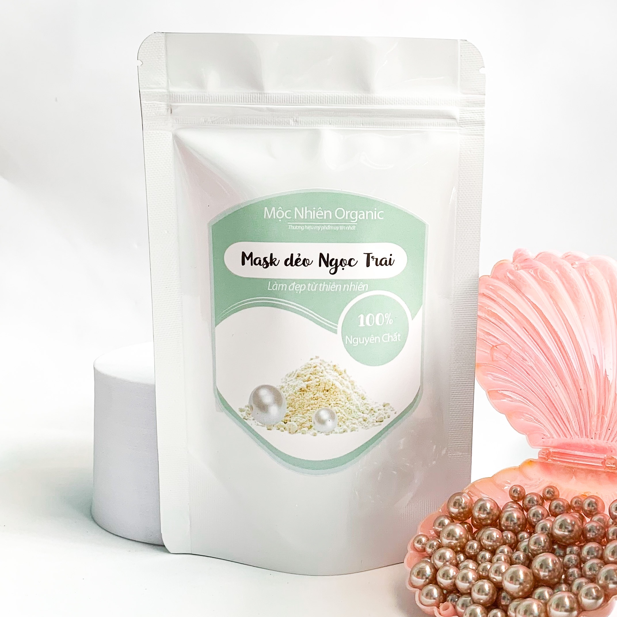 Bột mặt nạ dẻo ngọc trai-chuyên dùng cho spa