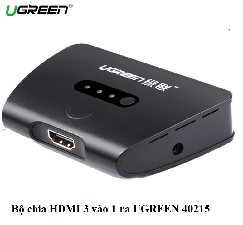 Bộ chia hdmi 3 vào 1 ra ugreen ug - 40215
