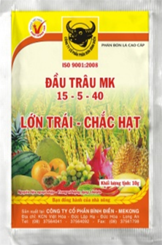 Gói 10gr phân bón đầu trâu 15-5-40 - lớn trái, chắc hạt