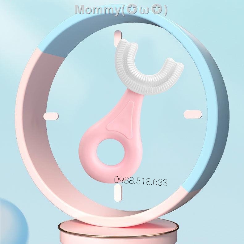 Bàn Chải Đánh Răng Chữ U Cho Bé Chất Liệu Silicon Dễ Dàng Cho Bé Tập Đánh Răng Cho Bé Từ 2 - 12 Tuổi