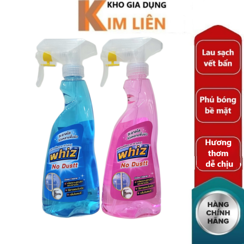 Chai xịt nước lau kính WHIZ 520ml Thái Lan - Chính hãng I.P HYGIENE