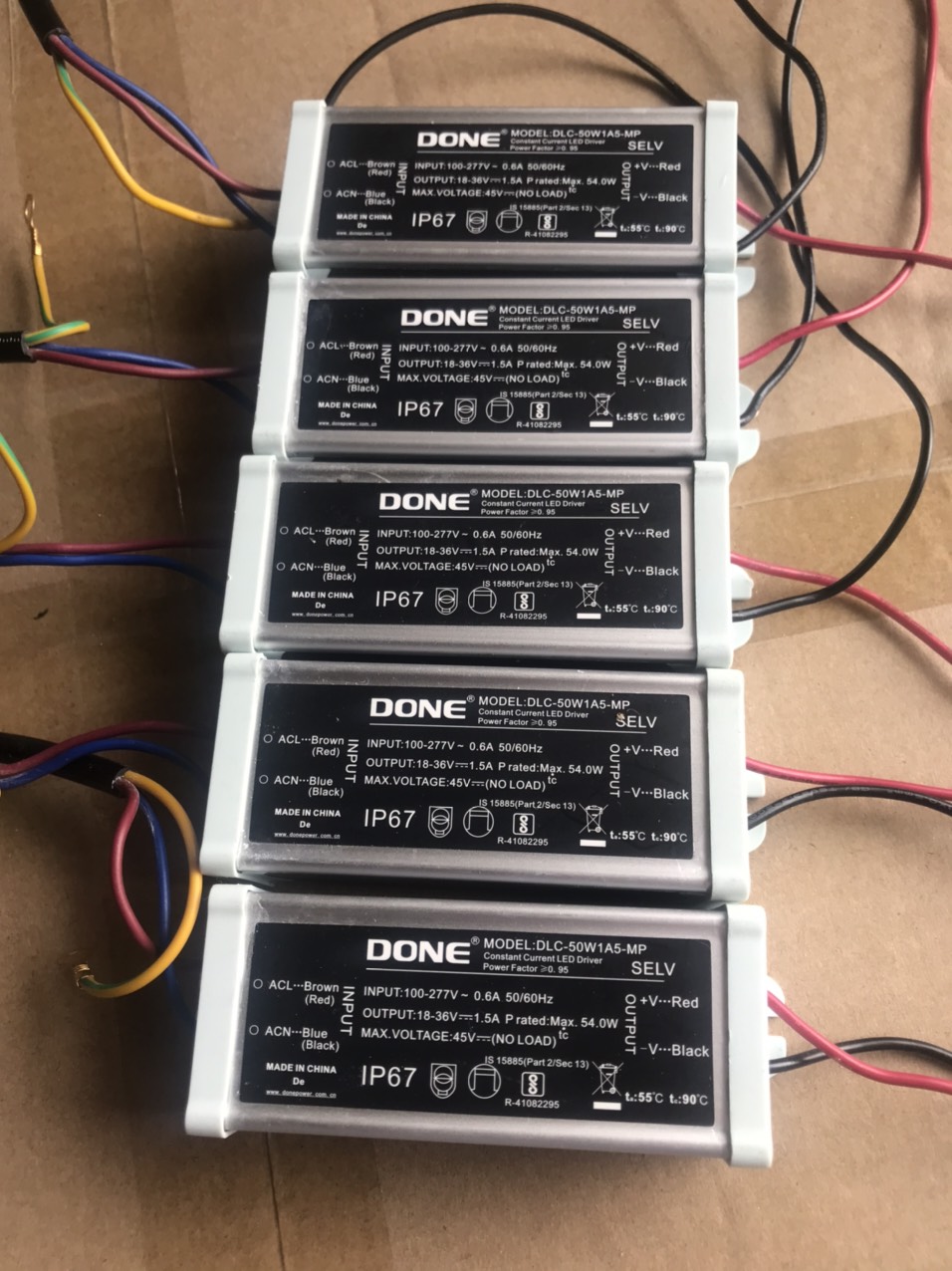 Chấn lưu DONE cho đèn led 50W, DLC-50W1A5-MP