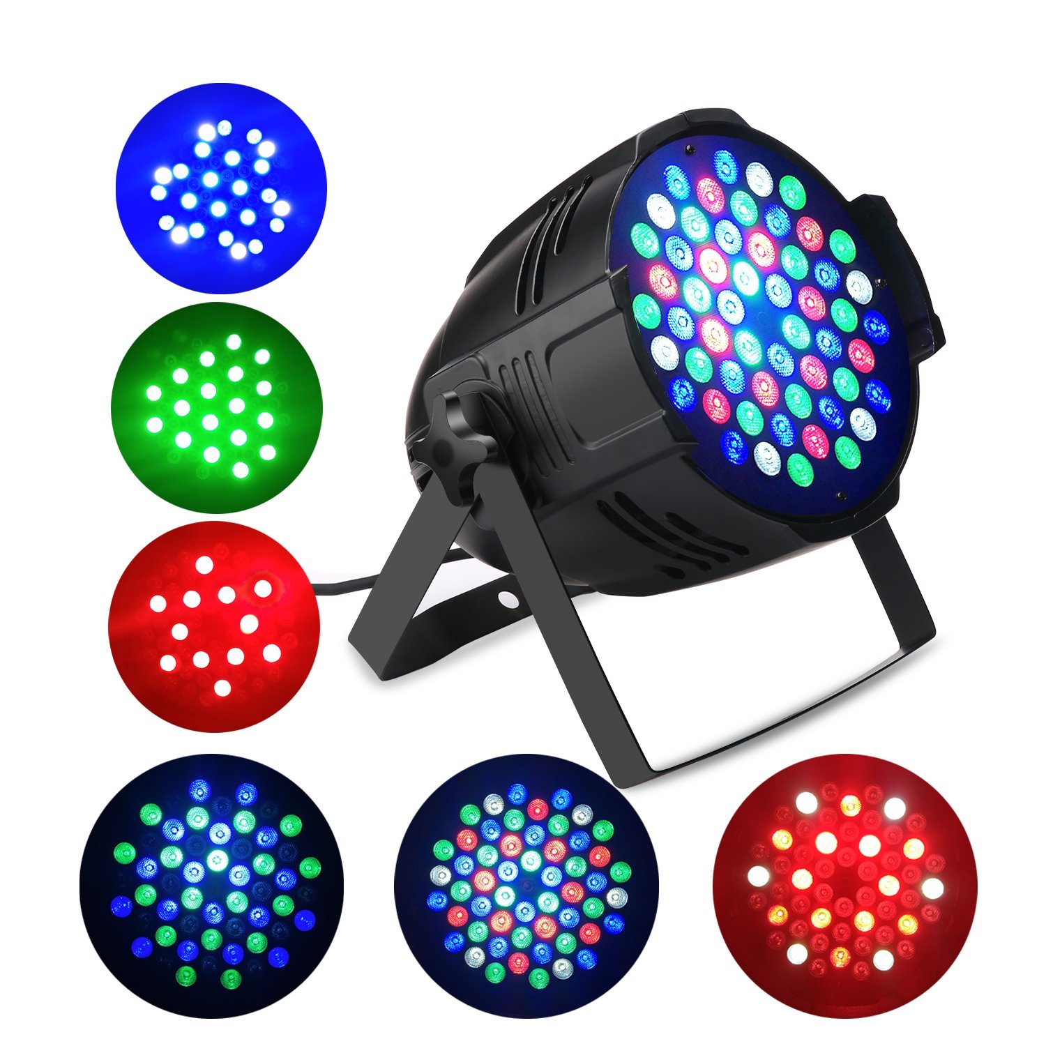 Đèn par led 54 bóng * 3 w - chuyên dùng pha màu sân khấu , nhà hàng tiệc cưới.