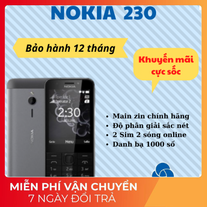 Điện thoại 230 2 sim giống 4 sim giá rẻ