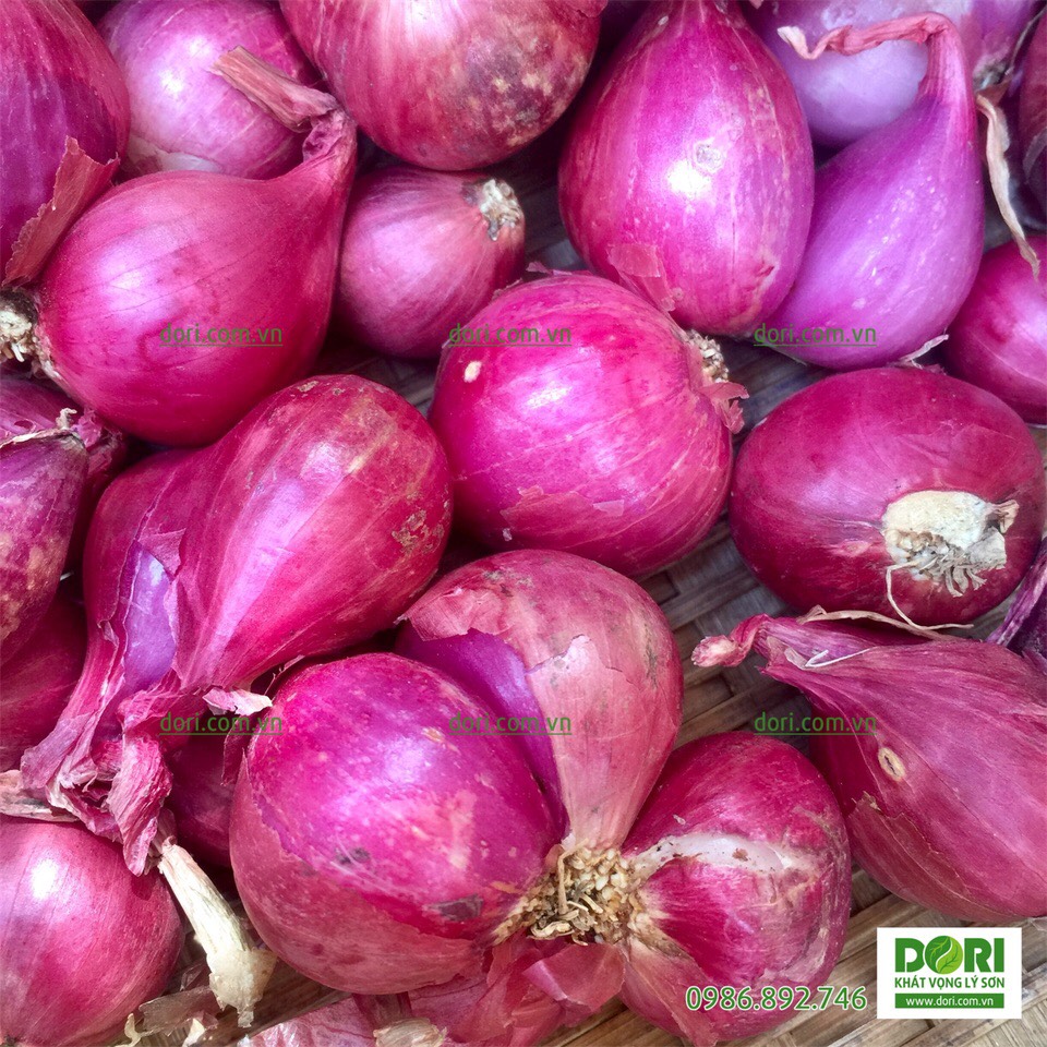Hành tím khô Vĩnh Châu Sóc Trăng - Dori Thơm - 1kg - củ to tròn rất khô và thơm