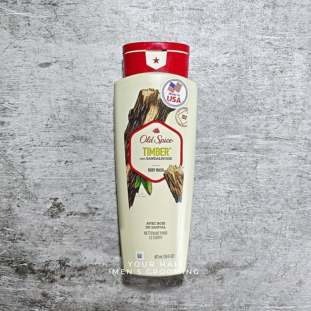 Sữa tắm Old Spice Timber With Sandalwood - 473ml - Mùi gỗ đàn hương - Chính hãng USA