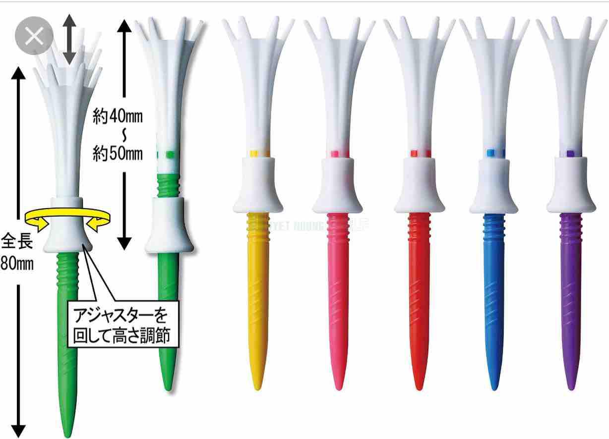 Tee golf Tomahawk của nhật có thể điều chỉnh độ caoo