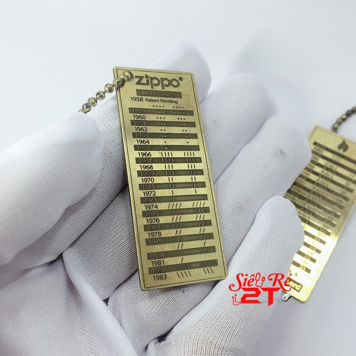 Móc khóa tra mộc đáy zippo bằng brass - bảng tra mộc đáy zippo brass