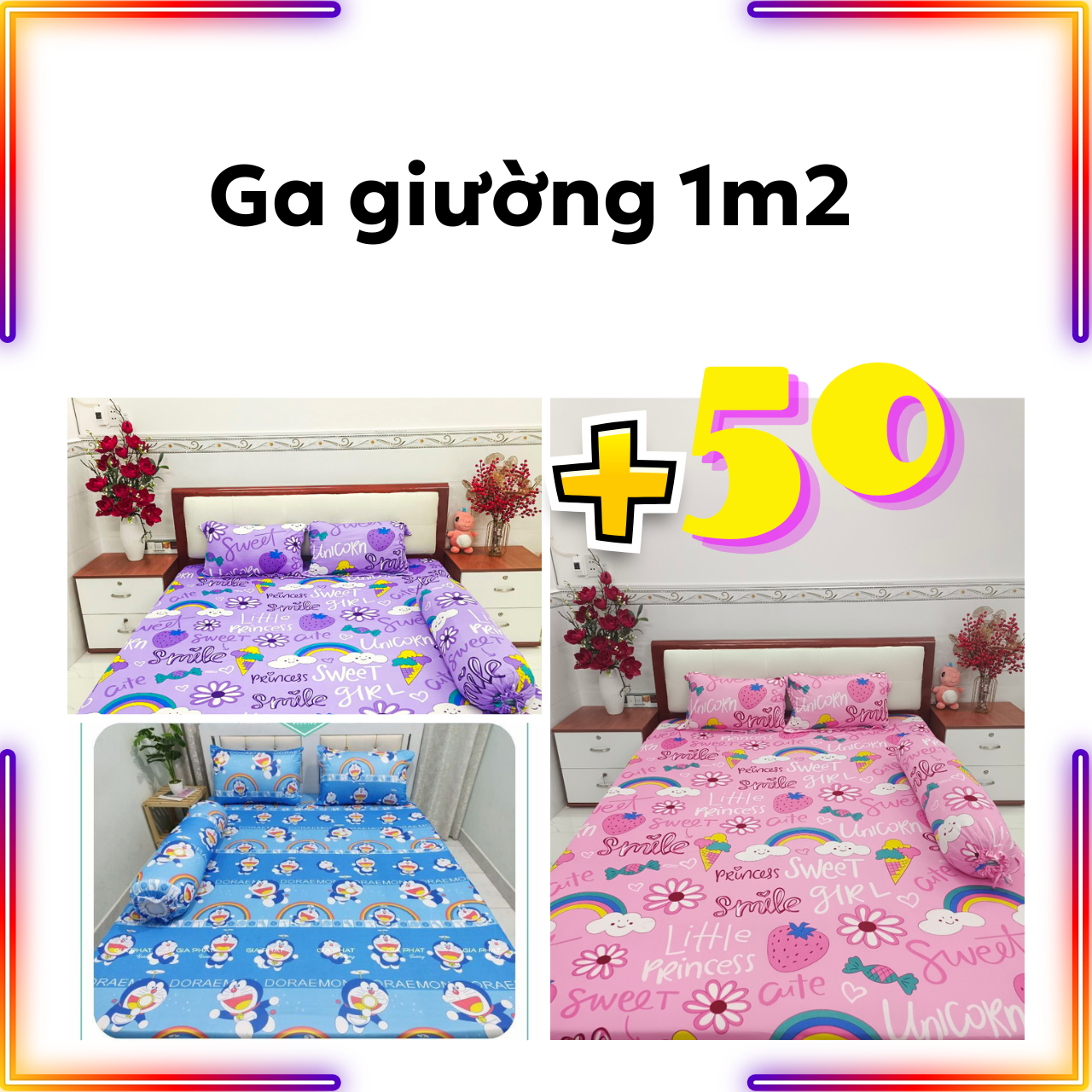 Ga giường thun lạnh trải nệm 1m2x2m