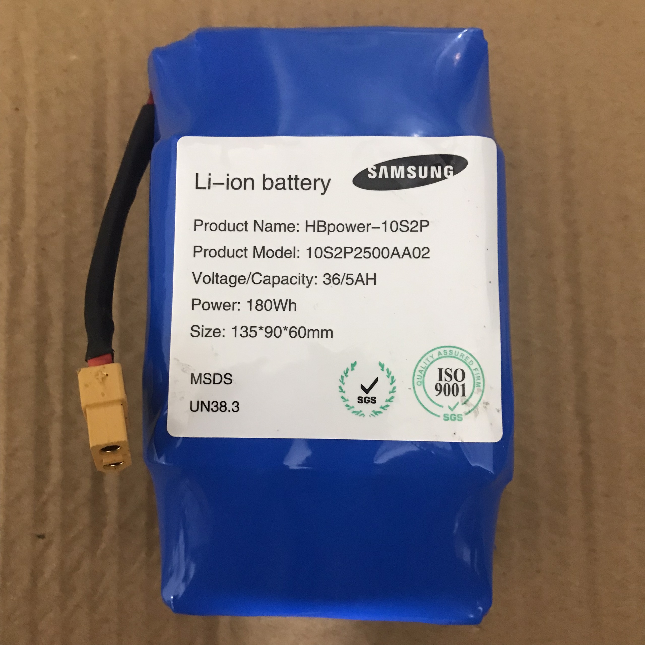Pin SamSung 5000mah cho xe điện cân bằng, xe Drift , đi 3 Tiếng liên tục