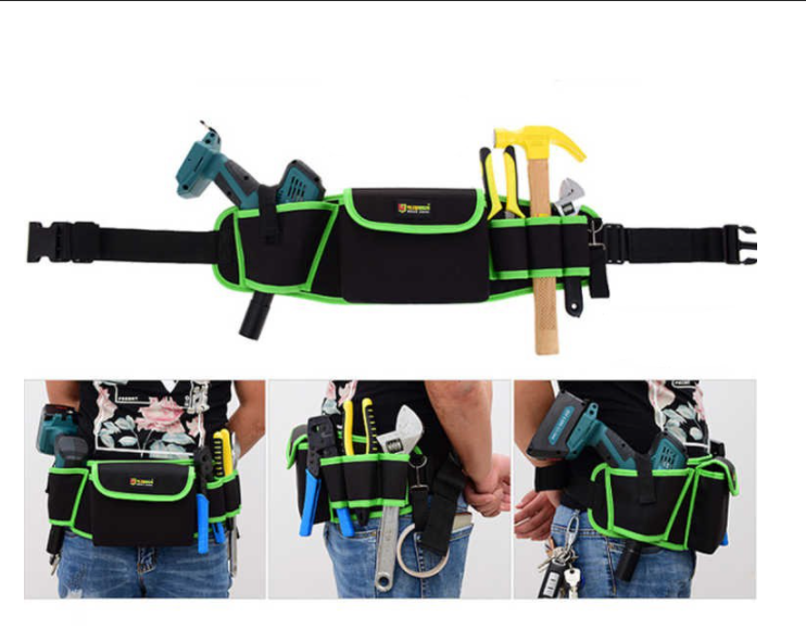 Túi đồ nghề giá rẻ - Túi đựng dụng cụ sửa chữa cho bác thợ nhỏ gọn tiện lợi, Đai đeo đồ nghề ngang thắt lưng