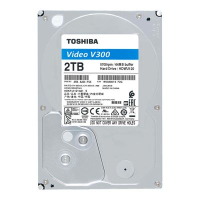 Ổ cứng HDD AV 2TB TOSHIBA HDWU110UZSVA S300/V300 VIDEO STREAM