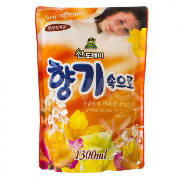 Nước xả mềm vải Sandokkaebi 1300ml Hàn Quốc - Freesia