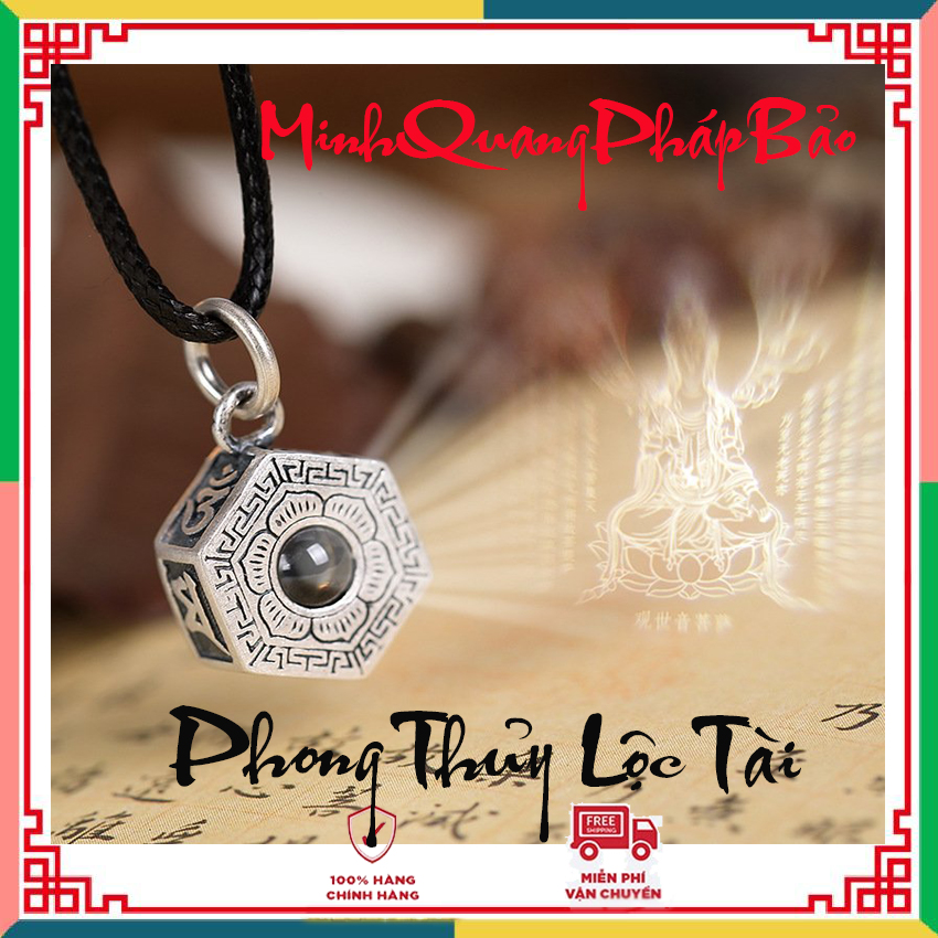 [Chỉ Hôm Nay]Mặt Bạc Minh Quang Pháp Bảo Nam Mệnh[TẶNG NGAY]Kim Bài Thái Tuế 2020