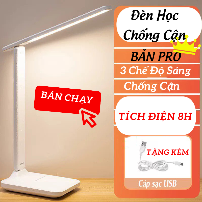 Đèn học chống cận, đèn học để bàn học, bàn làm việc bảo vệ mắt chống cận thị đèn asaki
