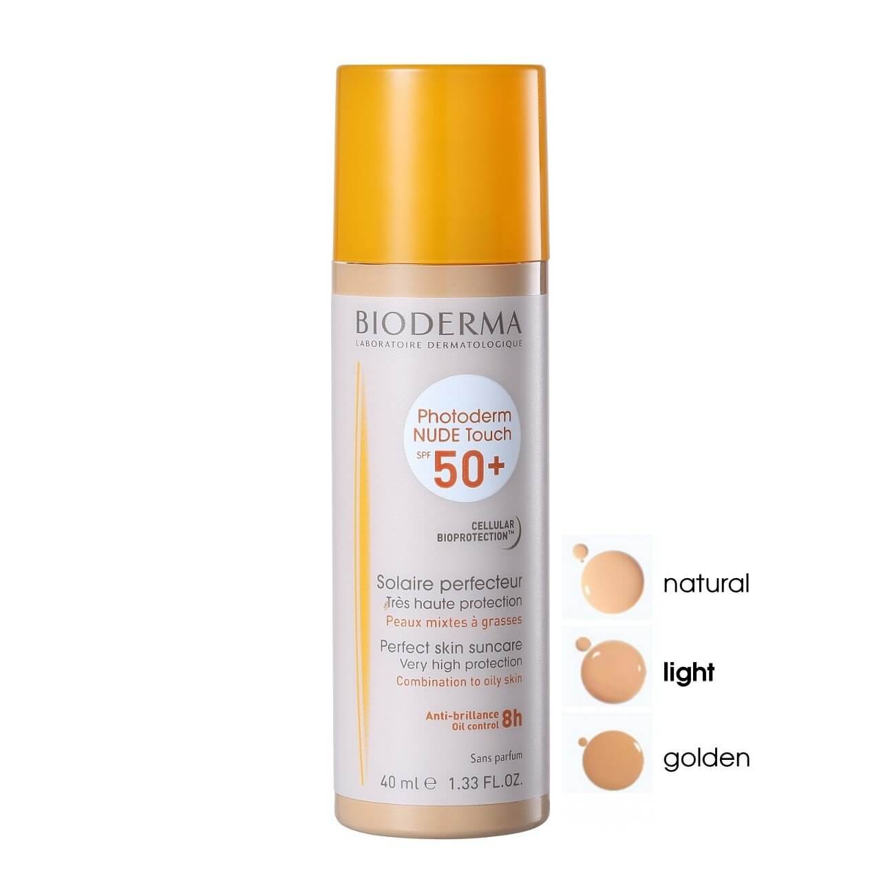 Kem chống nắng bioderma photoderm nude touch light 2018
