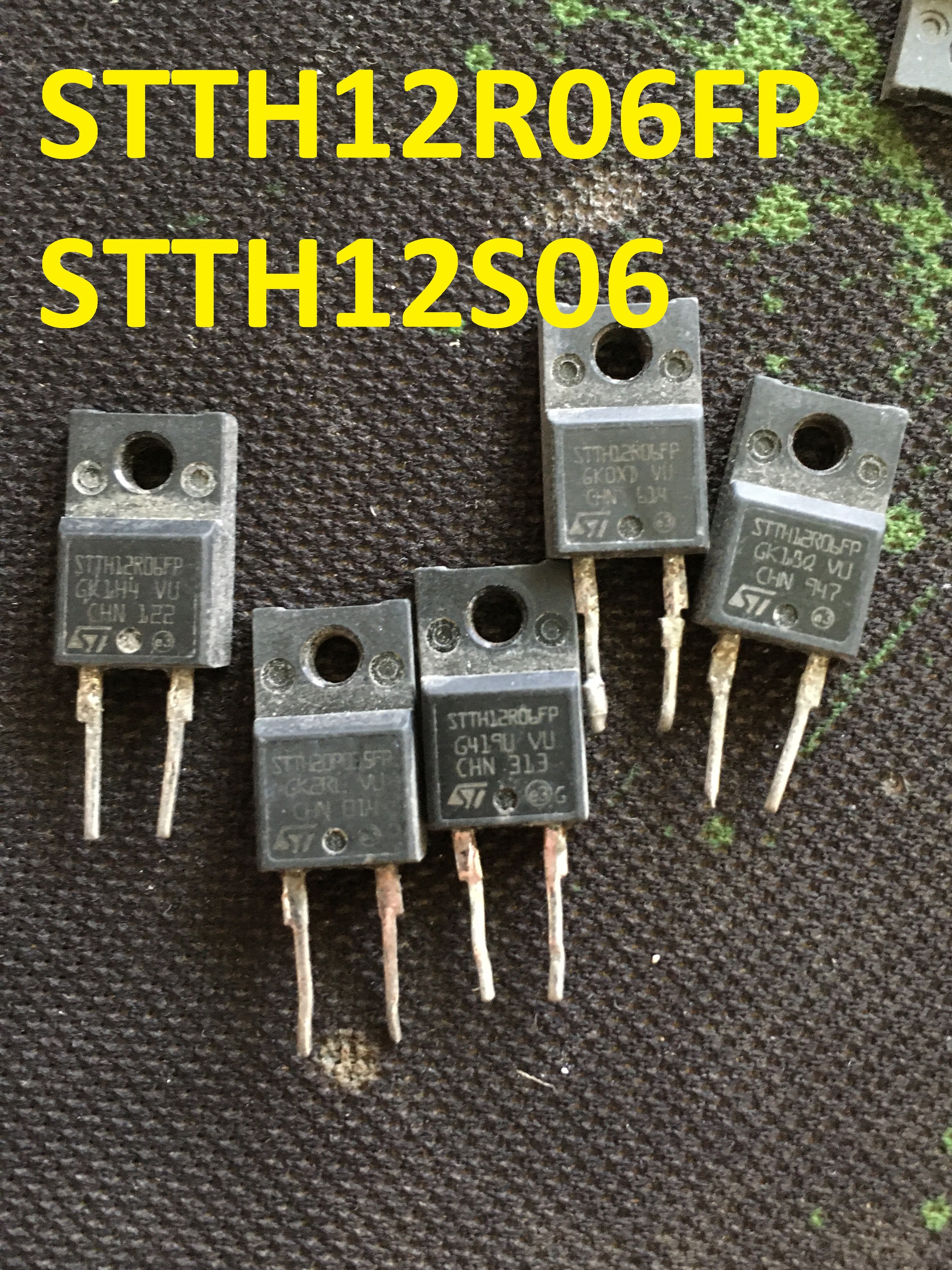 STTH12R06FP combo 3 cái STTH12S06 điốt 2 chân 12A 600V ,diode 12R06