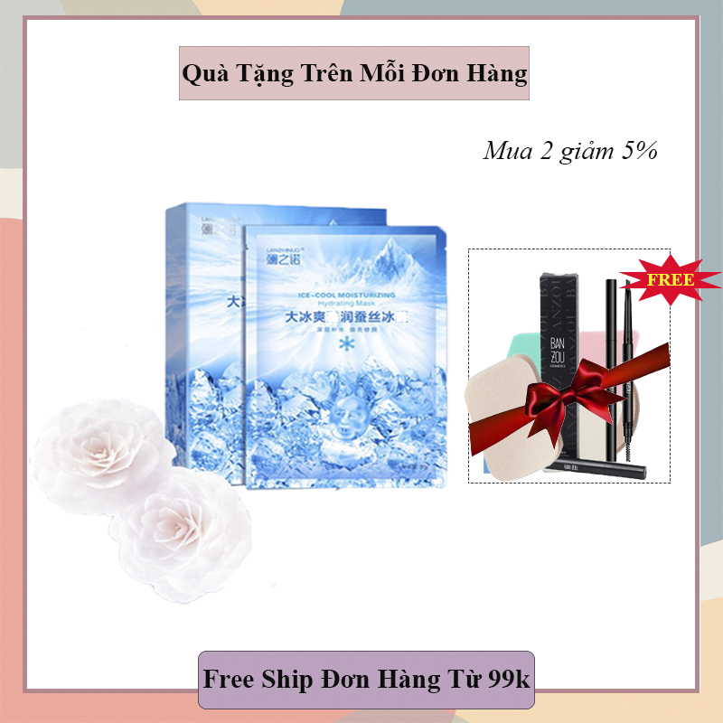 (FREE SHIP TOÀN QUỐC) Mặt nạ chăm sóc da, dưỡng da cấp ẩm, sáng da, thải độc tố, chống lão hóa, bảo vệ dưới nắng (1 hộp 10 miếng)
