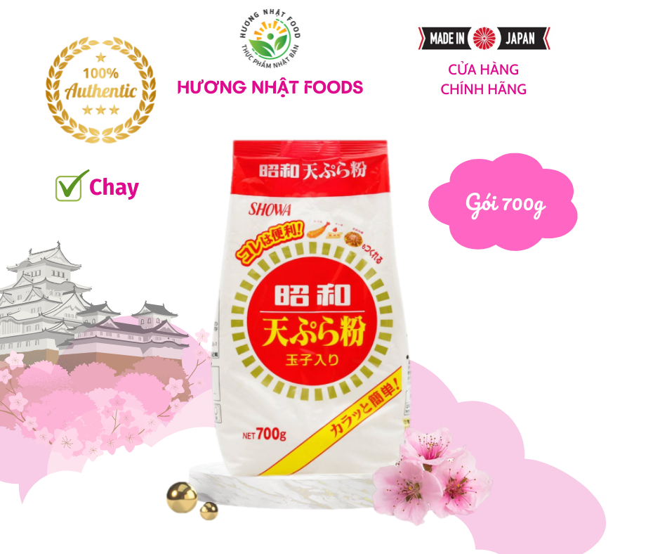 Bột chiên showa tempura nhật bản 700g thơm ngon chất lượng