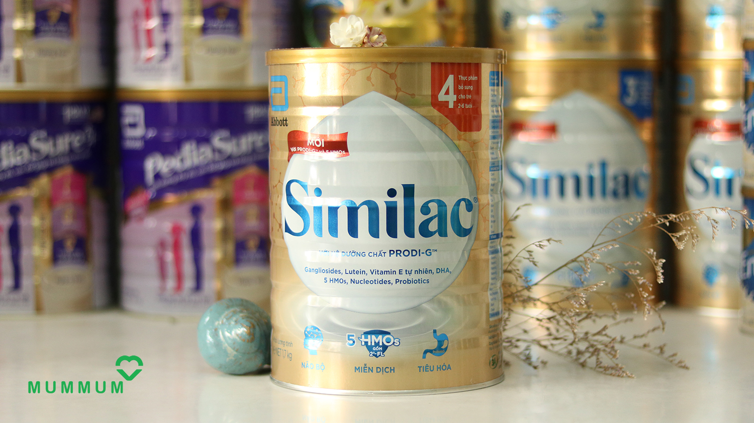 Sữa bột similac iq 4 lon 1.7kg, cho trẻ từ 2-6 tuổi