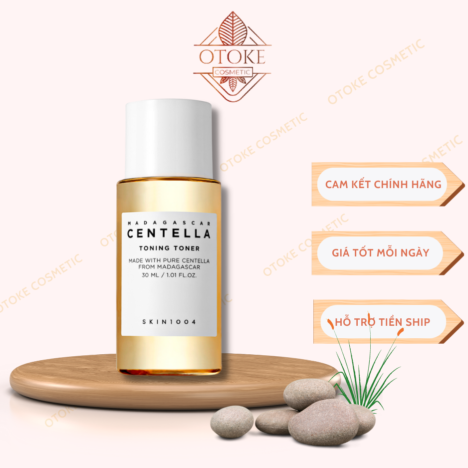 Toner rau má dưỡng ẩm, tái tạo da Skin 1004 Madagascar Centella