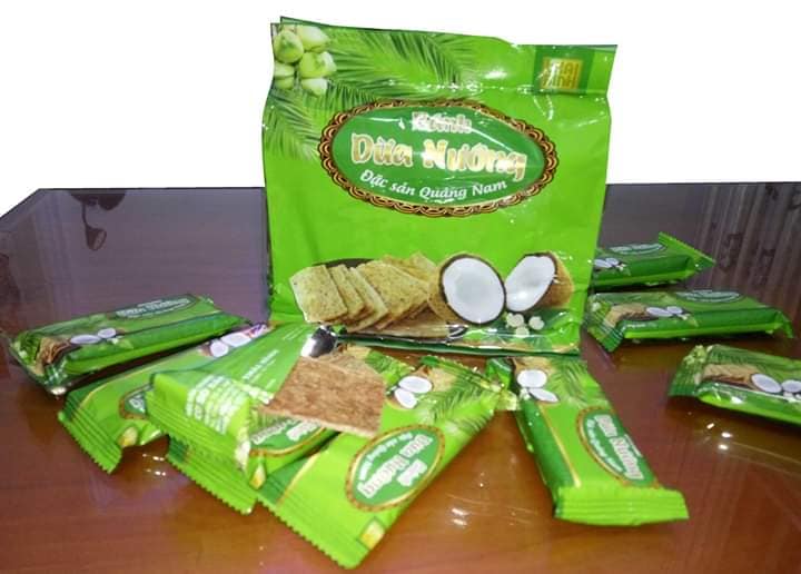 Combo 2 túi Bánh dừa nướng đặc sản Quảng Nam