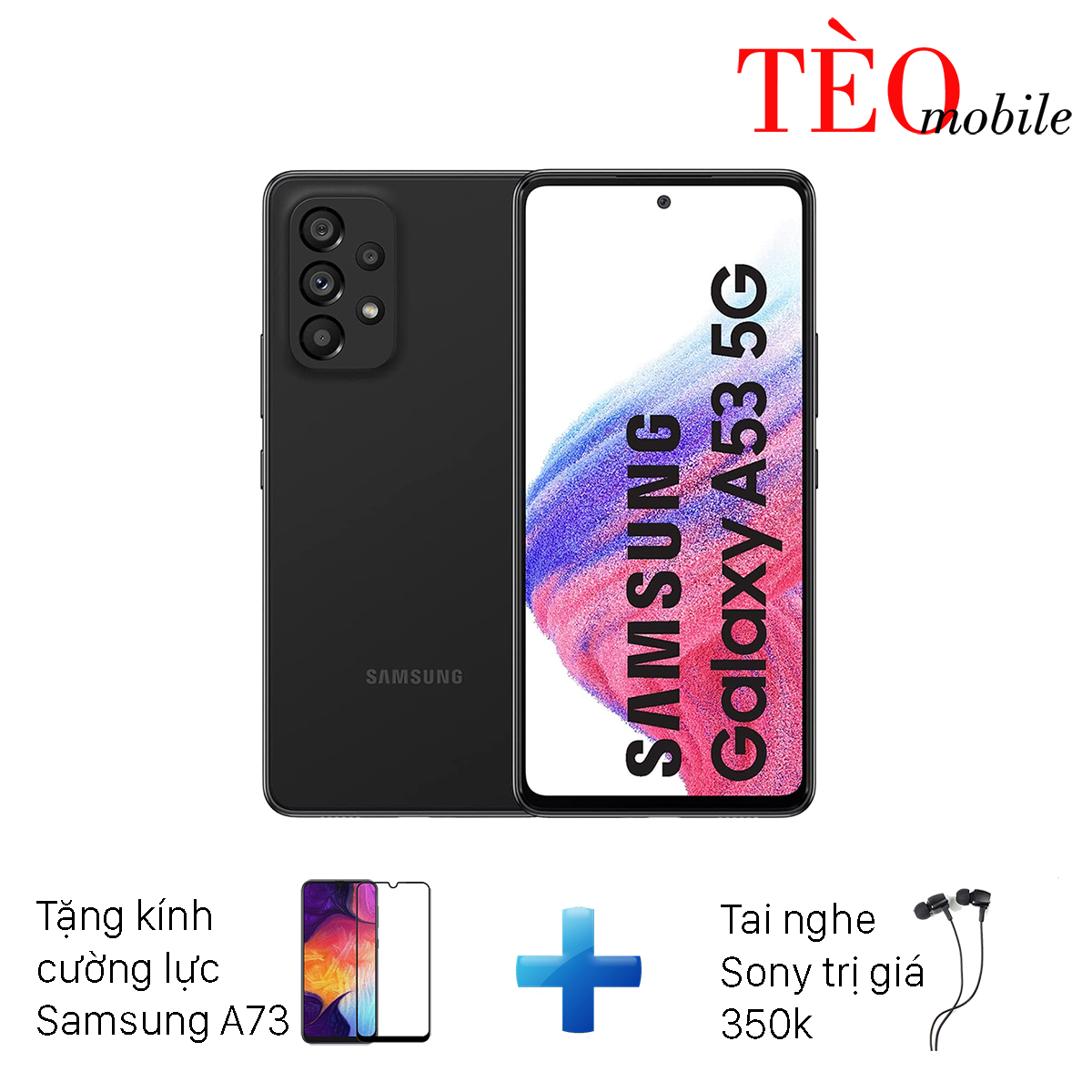 Điện thoại samsung galaxy a53 5g 8gb/128gb - super amoled, 6.5"fhd+ infinity-o super amoled 120hz| chipset exynos 1280 8 nhân| pin 5000 mah, sạc nhanh 25 w - hàng chính hãng, bảo hành 12 tháng